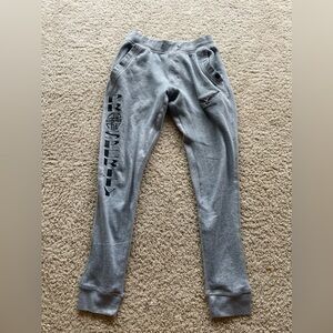 Grey sweatpant joggers